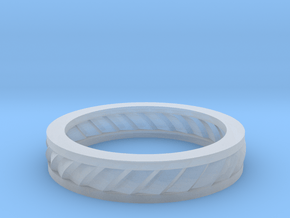 GBW2 Lds Wedding Band in Clear Ultra Fine Detail Plastic
