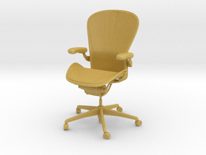 Aeron Chair PostureFit 4.8" tall in Tan Fine Detail Plastic