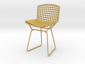 Knoll Bertoia Side Chair 3.9" tall in Tan Fine Detail Plastic