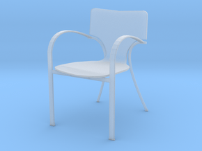 Strada Chair 3.7" tall in Clear Ultra Fine Detail Plastic