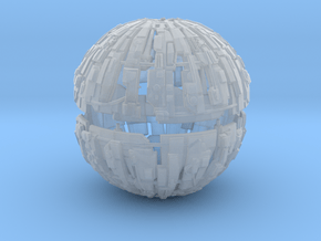600m Cyborg Sphere 1/9000 Scale in Clear Ultra Fine Detail Plastic