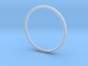 Bangle3 in Clear Ultra Fine Detail Plastic