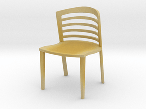 Lowenstein Chair 3.8" tall in Tan Fine Detail Plastic