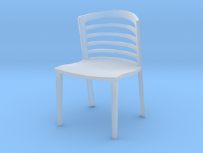 Lowenstein Chair 3.8" tall in Clear Ultra Fine Detail Plastic
