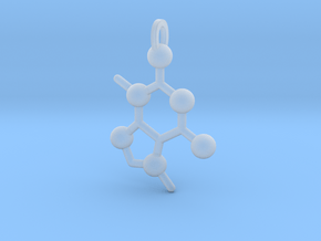 Chocolate Molecule in Clear Ultra Fine Detail Plastic