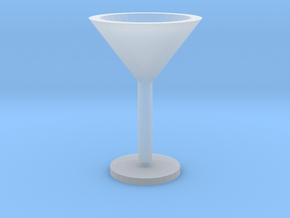 Martini glass mini in Clear Ultra Fine Detail Plastic