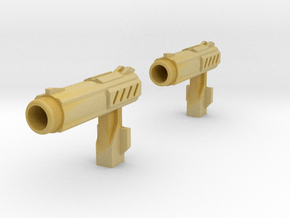 MP Autobot Hand Gun QTY 2 in Tan Fine Detail Plastic