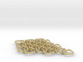 Chain links in Tan Fine Detail Plastic