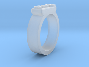 Boss Ring Size 11 in Clear Ultra Fine Detail Plastic
