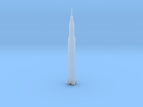 1/1400 NASA Saturn 5 Rocket in Clear Ultra Fine Detail Plastic