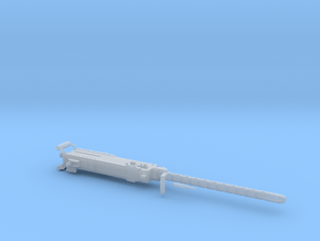 1:8 Scale Machine Gun 50 Cal. 181.44mm in Clear Ultra Fine Detail Plastic