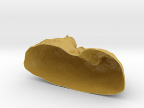 Mount Rushmore 3D Print in Tan Fine Detail Plastic