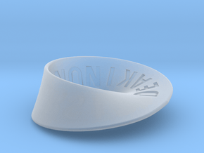Deakin University Möbius Strip | 2mm in Clear Ultra Fine Detail Plastic