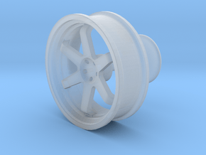 TE37 Wheel Cufflink in Clear Ultra Fine Detail Plastic