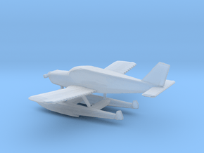 1:400 Piper PA28 Cherokee Floatplane in Clear Ultra Fine Detail Plastic