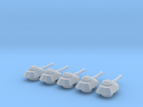 Panzer Mk IVsf cannon turrets in Clear Ultra Fine Detail Plastic