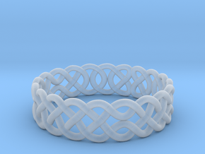 Celtic Ring - 19mm ⌀ in Clear Ultra Fine Detail Plastic