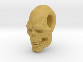 FridayThe13thPainted Joker Skull in Tan Fine Detail Plastic