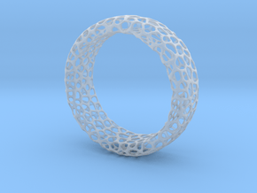Voronoi Ring in Clear Ultra Fine Detail Plastic
