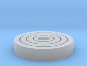 Spinny Fidget in Clear Ultra Fine Detail Plastic