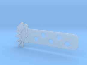 Daisy Bookmark in Clear Ultra Fine Detail Plastic