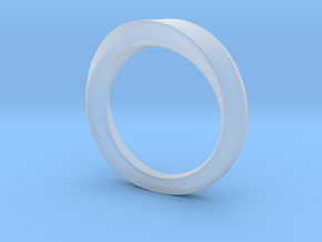3/4 Mobius Ring (Inside diameter 16.6 mm) in Clear Ultra Fine Detail Plastic