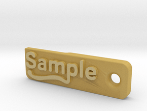 Material Sample - Sample Stand (ALL MATERIALS) in Tan Fine Detail Plastic