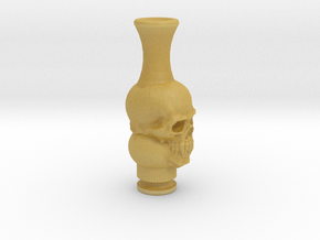 Skull Driptip in Tan Fine Detail Plastic