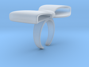 BigRibbonRing US-Ring-size6.5(JP-size-#12) in Clear Ultra Fine Detail Plastic