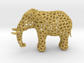 The Osseous Elephant in Tan Fine Detail Plastic