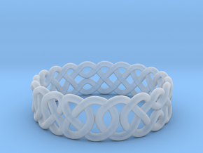 Celtic Ring - 23.5mm ⌀ in Clear Ultra Fine Detail Plastic