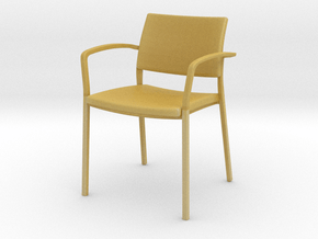 Stylex Brooks Arm Chair 1:24 Scale in Tan Fine Detail Plastic