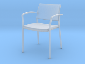 Stylex Brooks Arm Chair 1:24 Scale in Clear Ultra Fine Detail Plastic