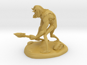 TheCaveman (Small) in Tan Fine Detail Plastic