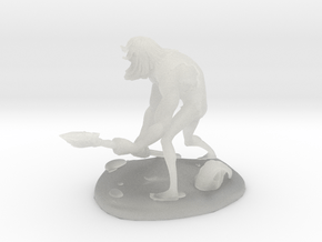 TheCaveman (Small) in Clear Ultra Fine Detail Plastic