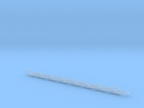 Chain in Clear Ultra Fine Detail Plastic
