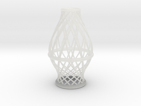 Spiral Vase Medium in Clear Ultra Fine Detail Plastic
