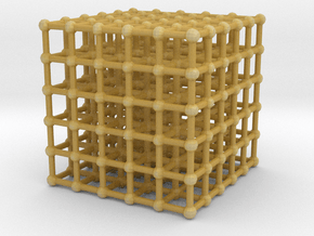 cube matrix (large) in Tan Fine Detail Plastic