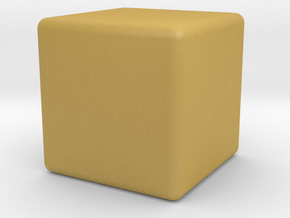 Very Expensive Cube in Tan Fine Detail Plastic