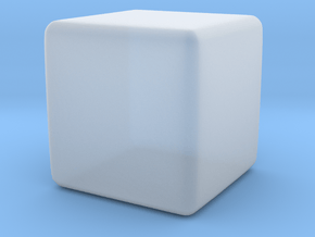 1 Cubic Centimetre in Clear Ultra Fine Detail Plastic
