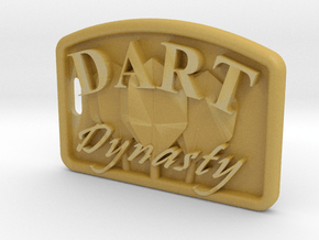 Dart Dynasty - Flight Version in Tan Fine Detail Plastic
