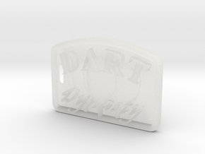 Dart Dynasty - Flight Version in Clear Ultra Fine Detail Plastic