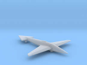 Uni-Dir Slim Plane Toy (88mm long) in Clear Ultra Fine Detail Plastic