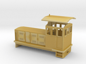 HOn30 Endcab Locomotive ("Phoebe") in Tan Fine Detail Plastic