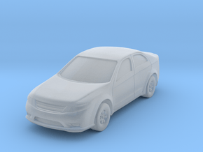 Car at 1"=8' Scale in Clear Ultra Fine Detail Plastic