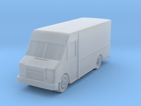 Delivery Truck At 1"=8' Scale in Clear Ultra Fine Detail Plastic