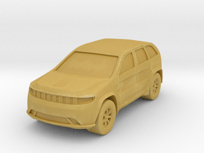 SUV at 1"=8' Scale in Tan Fine Detail Plastic