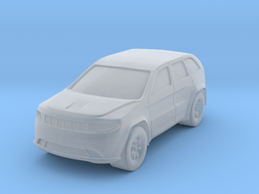 SUV at 1"=8' Scale in Clear Ultra Fine Detail Plastic