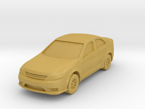 Car at 1"=10' Scale in Tan Fine Detail Plastic