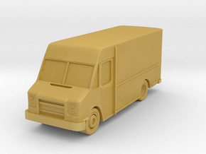 Delivery Truck at 1"=10' Scale in Tan Fine Detail Plastic
